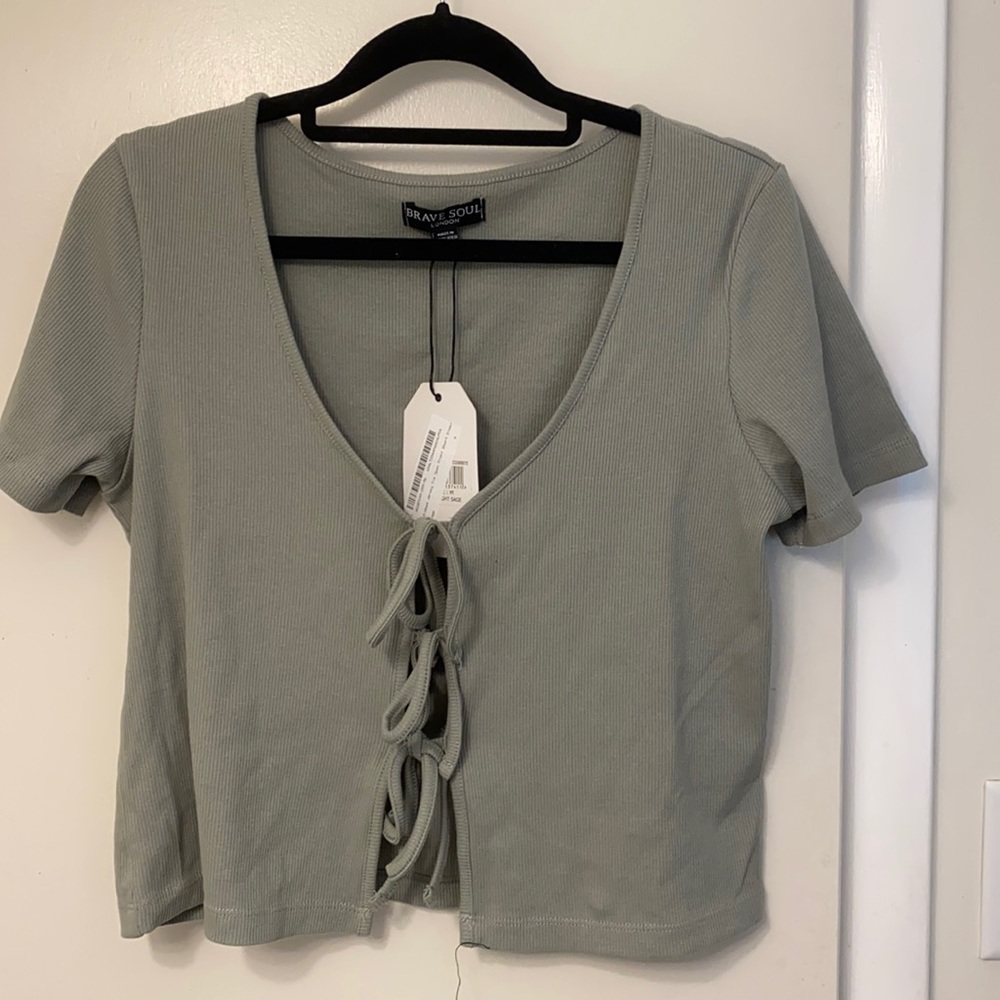 Tie Front Top